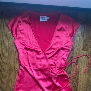 Princess Polly mini wrap dress